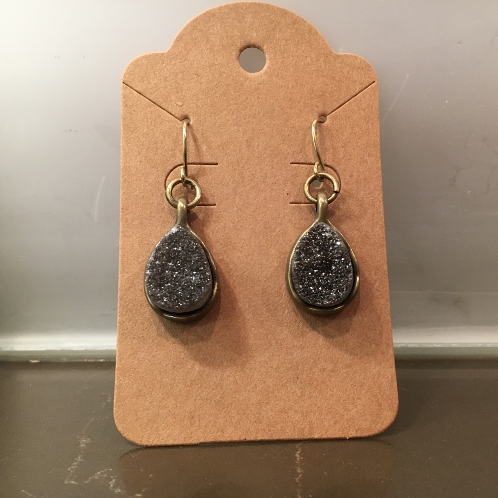 Stone earrings